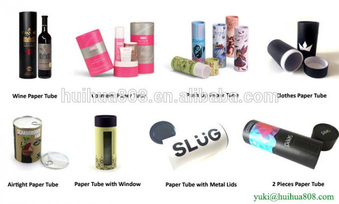 Tube cosmétique de papier carré de livre blanc de papier d'emballage de carton d'emballage alimentaire d'emballage