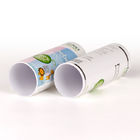 Tube de papier de catégorie comestible empaquetant le dessus coloré de dispositif trembleur pour la poudre de talc