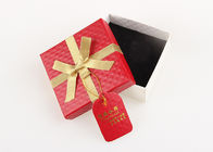 Boîte-cadeau actuels de carton de Packaing de rouge pour la montre/chocolat/collier