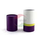 Purple Biodegradable Cardboard Paper Tube For Food / Gift Packing