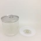Air - conteneurs en plastique clairs de cylindre de preuve pour la nourriture en boîte, boisson