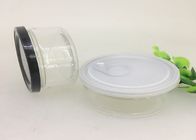 Food Grade Clear Plastic Cylinder , 3.5g Packaging Tea Hemp Plastic Weed Container