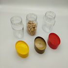 Different Shape PET Easy Open Jar Stackable Screw Lid Airtight For Nuts