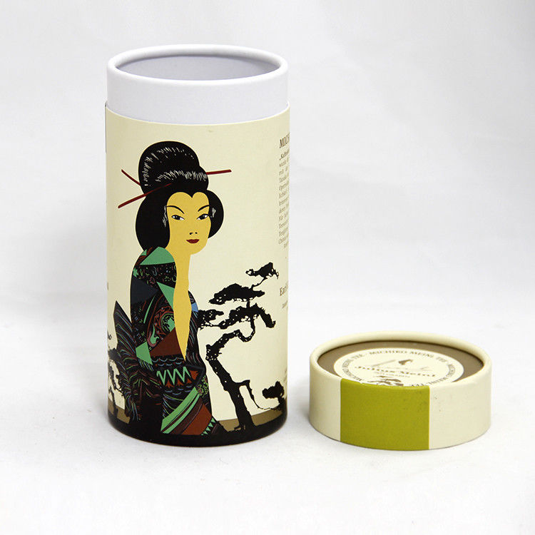 Le papier classique de tube de carton de catégorie comestible met en boîte l'emballage pour le thé et le café de fruit de thé