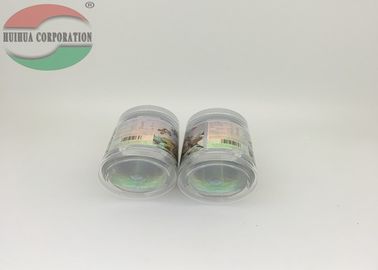 Food Grade Wide-mouth Clear Plastic Cylinder For Chocolate / Plastic Tube Packaging