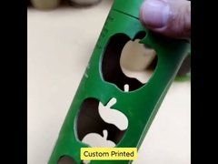 Contenants d'emballage recyclables pour tubes de papier cylindrique imprimés sur mesure