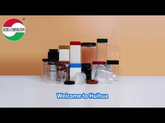 Bouteille en plastique transparent