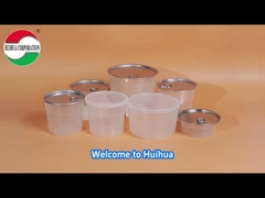 Bouteille en plastique transparent