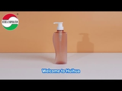 Bouteille cosmétique PET pour shampooing et gel douche