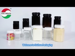 Bouteille en plastique transparent