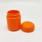 2oz White Cylinder Jar HDPE Child Proof 3.5g Flower Smell Proof Screw Jar