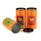 Boîte-cadeau de impression fait sur commande d'emballage de vin de cylindre de conteneur de tube du papier A4 avec le couvercle de prise
