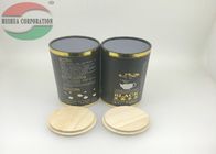 Doublure adaptée aux besoins du client d'aluminium de boîte de tube de carton de papier d'emballage de thé avec le couvercle de liège