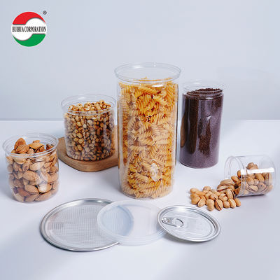 Cylinder Clear PET Jars