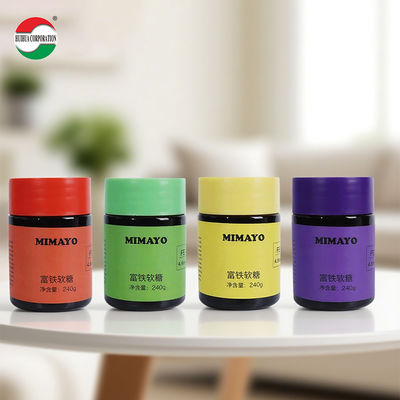 Custom Size Soft Candy Jar Plastic Jars PET Food Grade Bottle