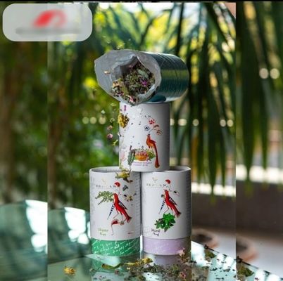 High Quality Customized Eco-Friendly Brown Kraft Paper Cylinder Box Solid Thick Cardboard Tube