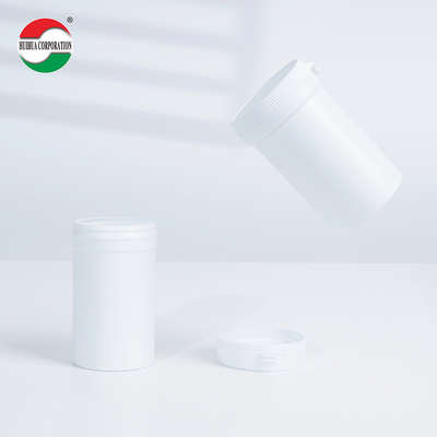 HDPE Bottle Calcium Barrel Nutritional Supplement Jar PET Plastic Food Grade