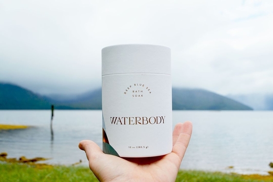 Custom Round Paper Packaging Cardboard Eco Friendly Food Cardboard Cosmetic Bottle Round Tube Kraft Paper Packaging Boxes
