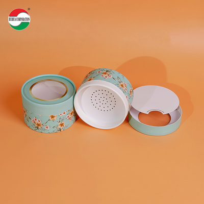 Made in China Guangzhou Factory OEM Eco-Friendly Custom Cosmetic Cardboard Cylinder Kraft Round Paper Tube Packaging For Powder