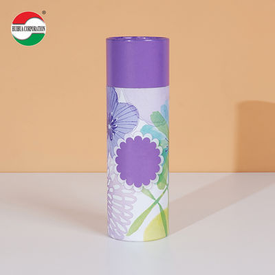 Custom Printed Kraft Cardboard Spice Paper Tube For Loose Powder Packaging Eco Friendly Cylinder