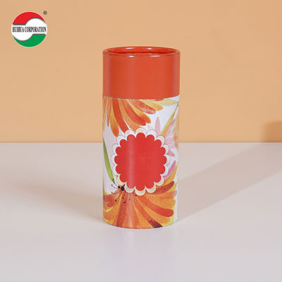 Custom Printed Kraft Cardboard Spice Paper Tube For Loose Powder Packaging Eco Friendly Cylinder