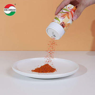 Custom Printed Kraft Cardboard Spice Paper Tube For Loose Powder Packaging Eco Friendly Cylinder