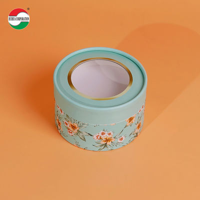 Customized Design Printing & Size Hot-selling Food Grade Paper Tube with PVC window for Talcum Powder