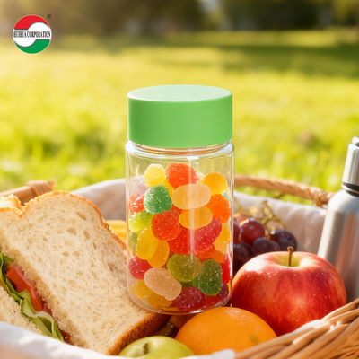 Food Grade PET Plastic Jars and Bottles with Lids High Quality Storage Containers for Candy Snacks Spices