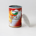 Peel Off Foil Sealed Embossing Paper Composite Cans For Chips , Snack Foods