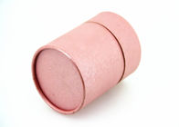 Boîte métallique réutilisable rose adaptée aux besoins du client d'emballage de tube de papier de thé avec GV FDA