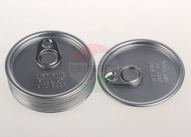 Low MOQ Good Airtighting Aluminum Easy Open Lids for Plastic Can Paper Tube