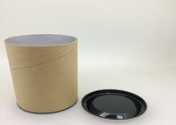 Emballage de papier antirouille de tube avec des conteneurs de cylindre de papier de couvercle en métal/bidon de thé