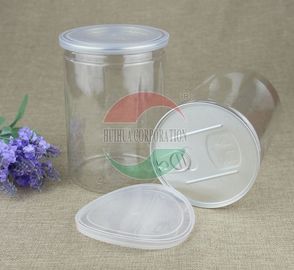 100ml 200ml 300ml 400ml 500ml 600ml 700ml 800ml 900ml 1000ml Cylinder Clear Plastic Jar Container with Flip Top For Food Storage PET Candy Jar