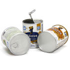 Boîtes composées de papier cylindrique imperméables Air-serrées recyclables pour le lait en poudre de bébé/café/aliment pour animaux familiers