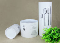 Boîtes composées de papier blanc créatif de carton avec différentes tailles pour le couteau et la fourchette