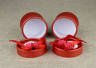Mariage fait main créatif d'emballage de tube de papier de boîte-cadeau avec le ruban