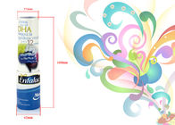 Emballage qui respecte l'environnement de tube de papier de catégorie comestible coloré pour le cosmétique/cadeau/nourriture