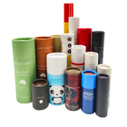Boîtes écologiques de papier d'emballage empaquetant les tubes biodégradables de baume à lèvres