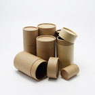 Conteneurs de empaquetage imprimés faits sur commande de thé recyclable de tube de papier d'emballage de cylindre
