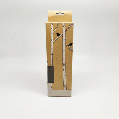 Boîte-cadeau de impression faits sur commande de Papier d'emballage avec la fenêtre de PVC imperméable