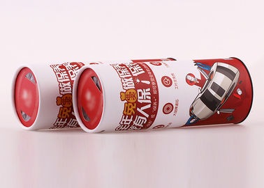 Biological CMYK Pantone Paper Tube Packaging Matt Lamination With Window