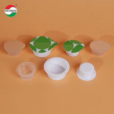 6oz personnaliser le logo Gobelets de yogourt grec en plastique à paroi simple Petite taille Gobelets de crème glacée aux fruits Couvercles Matériau PP pour collations Chocolat