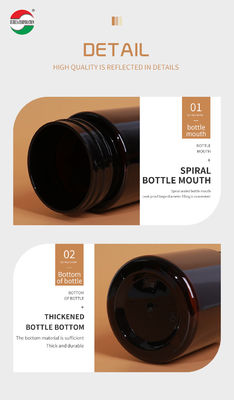 China Factory OEM Customized Lucifugal Stronge PET Plastic Can for Candies Soft Sweets