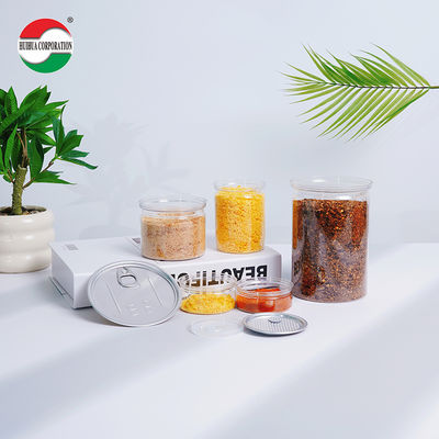 Cylinder Clear PET Jars