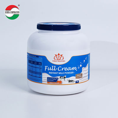 Customizable Food Grade PET Plastic Jar with Screw Top for Powdered Milk and Snacks