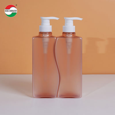 Bouteille PET 500ML Pot en plastique Couvercle à pompe pour shampooing et gel douche