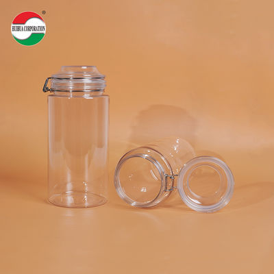 1660ML Bouteilles en PET transparentes Bouteilles en plastique pour aliments Bouteilles en plastique transparent en cylindre scellé pour emballage durable et écologique