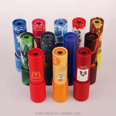 Papeterie éducative classique Tubular Prism Len Fête de prédilection pour les enfants et cadeau de la Saint-Valentin avec Kaleidoscope de papier d'emballage