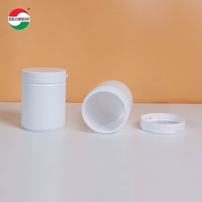 Cylindre en plastique transparent recyclable et résistant à l'humidité de 1250ML pour les produits de santé nutritionnels en bouteille HDPE HMD1250-96