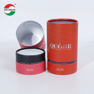 OEM Customized UV CMYK Gold Stamping Printing Paper Tube with EVA Foam Paper Can Packaging for Essential Oil Bottle